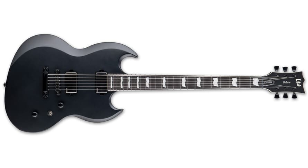 LTD VIPER-1000 BARITONE BLKS BLACK SATIN